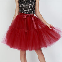 Jupon Tulle Pour Robe Vintage Rouge Intense Vintage-Dressing