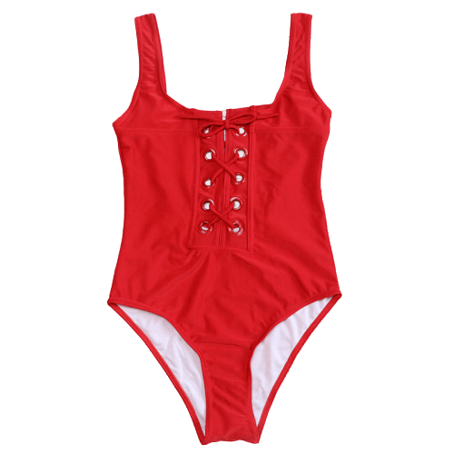 Maillot de Bain Vintage Corset Une Pièce vintagedressing VintageDressing