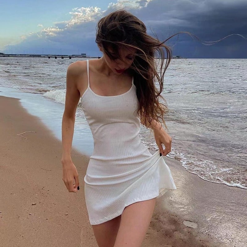 Robe d ete Blanche