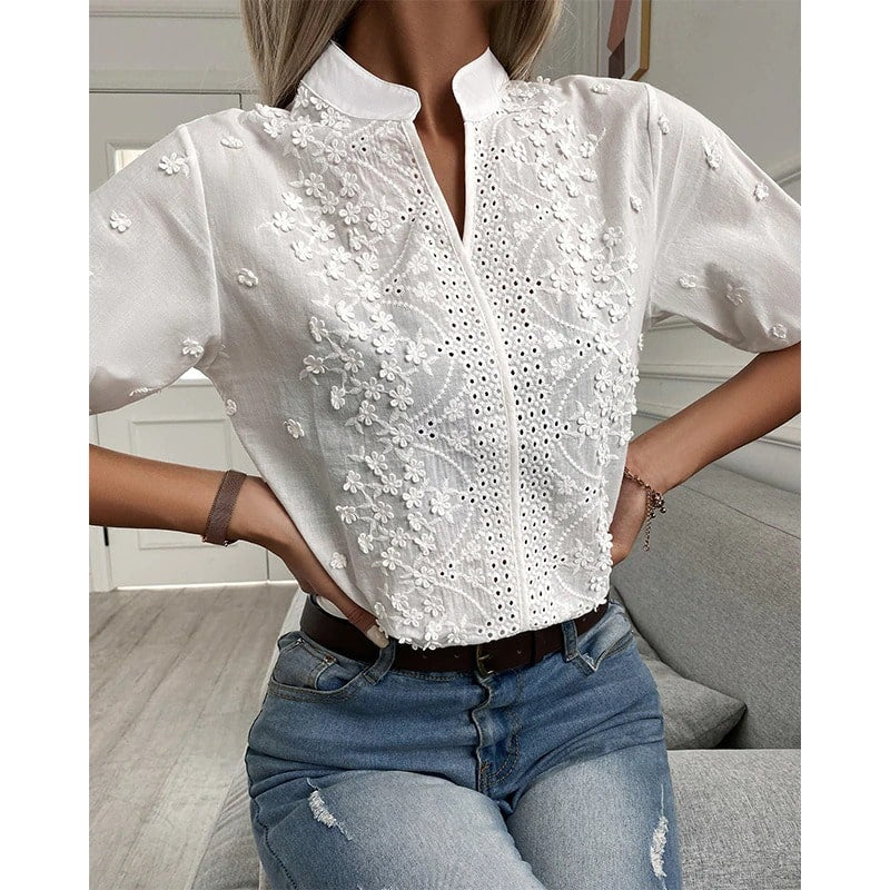 Blouse discount boheme blanche