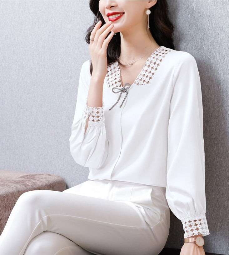 Blouse en mousseline new arrivals