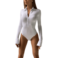 Body Vintage Manche Longue Blanc