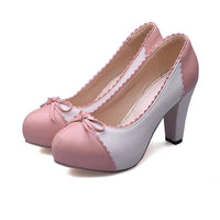 Chaussures Pin-Up Talon Rose Vintage-Dressing
