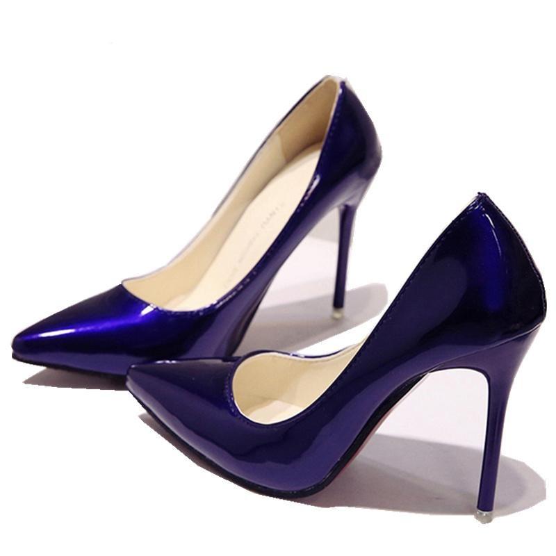 Escarpins bleu deals marine