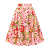 Jupe Vintage Florale Kitsch Année 50