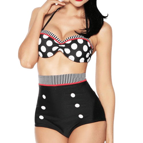 Industrial Wastewater Pin Up Maillot De Bain Retro Piece Maillot