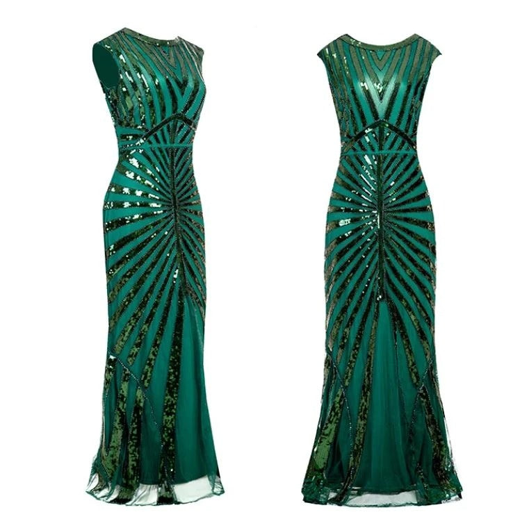 Robe verte 2020 outlet