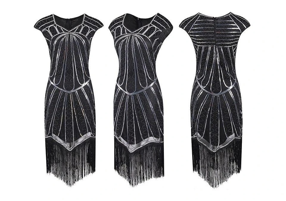 Robe Charleston Année 20 Grande Taille