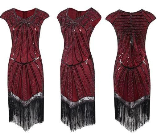 Robe année 20 rouge 2025