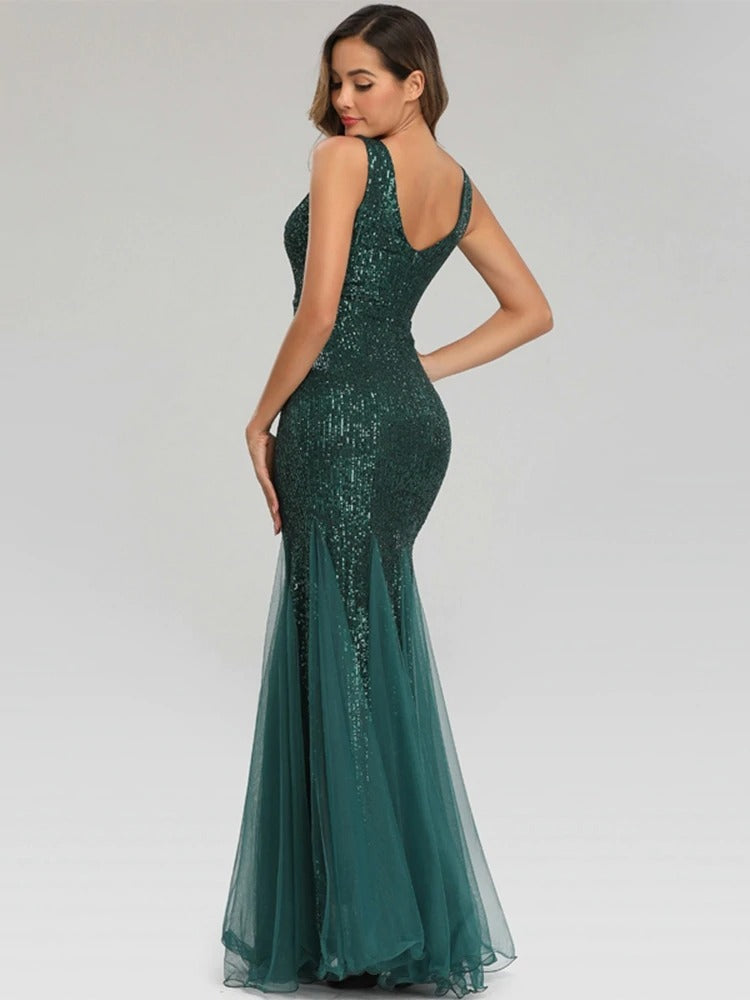 Robe mariage vert emeraude outlet