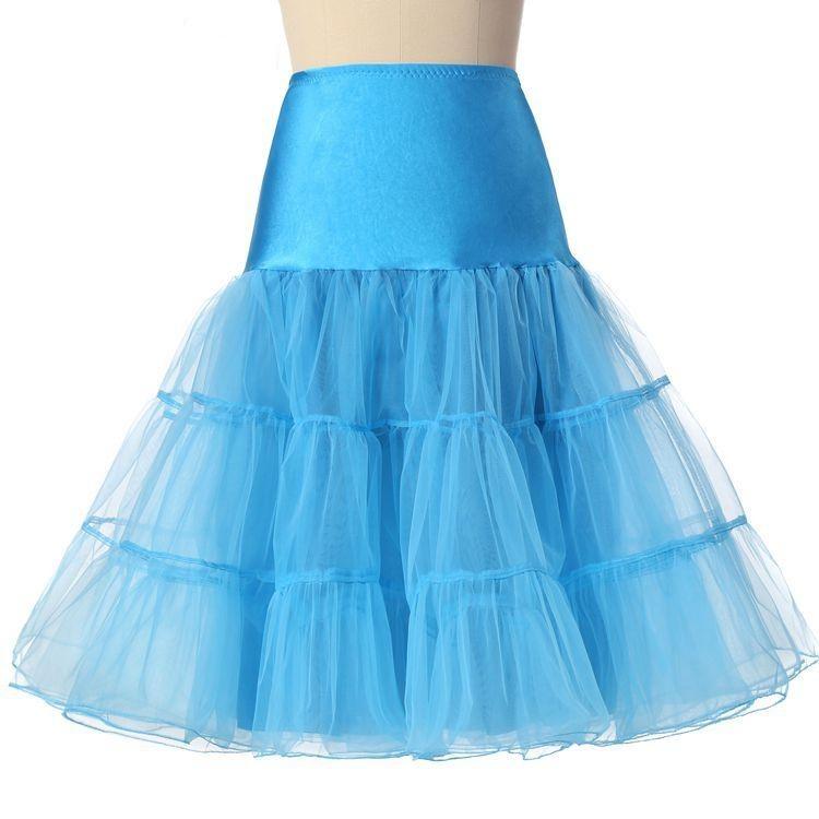 Jupon femme coton sari jupon taille libre jupon coton bleu clair