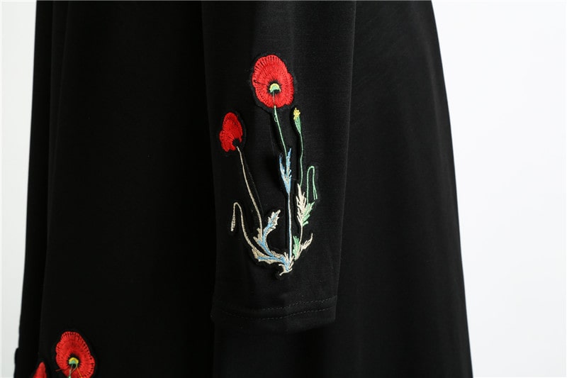 Robe avec motif discount coquelicot
