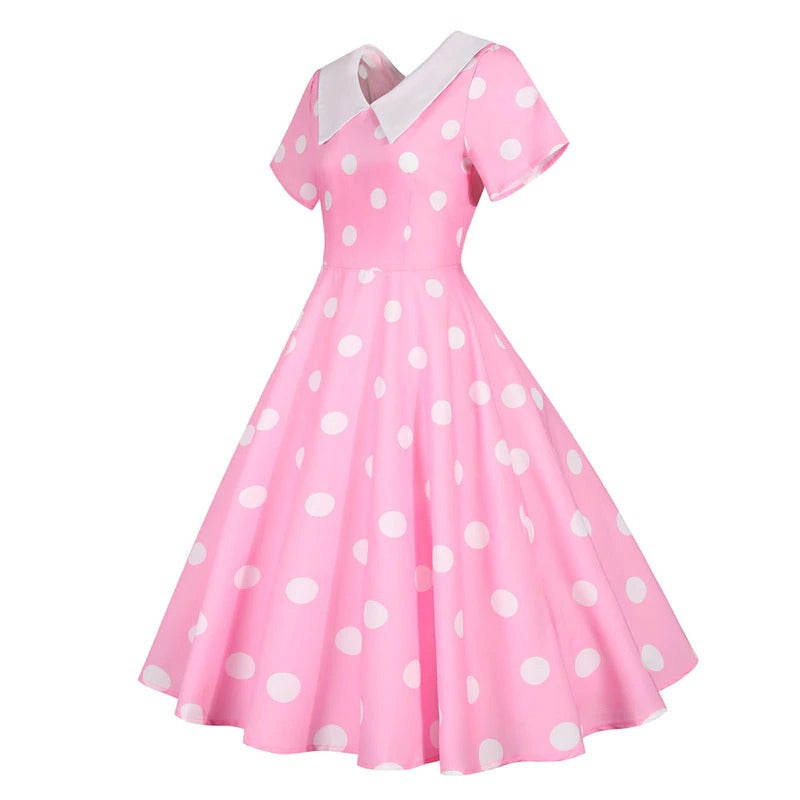 Robe Pin Up Rockabilly Rose Vintage Dressing