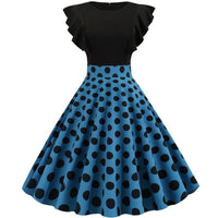 Robe Rockabilly À Mancherons | vintage-dressing