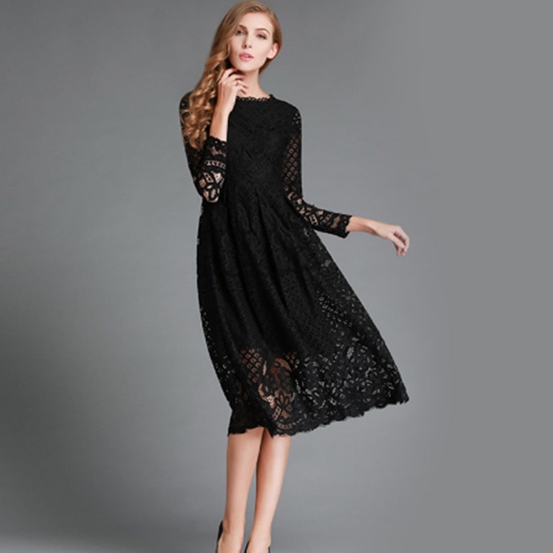 Robe Vintage Annees 70 Dentelle vintage dressing Vintage Dressing