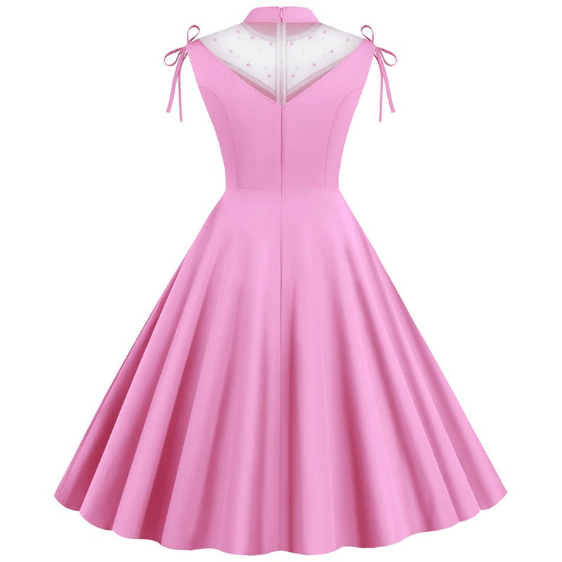 Robe Vintage Ceremonie Rose Vintage Dressing