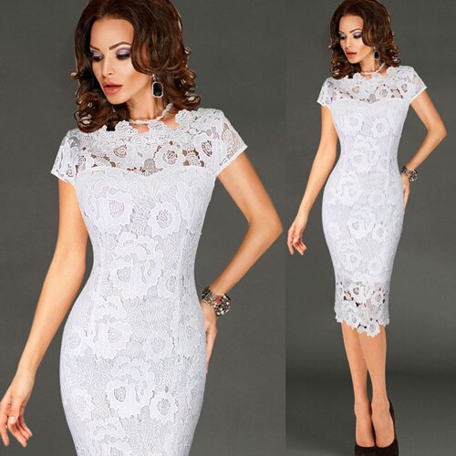 Combinaison Vintage En Dentelle Blanche - Taille 46 (aisselles 48) - Référence G3009 - Occasion