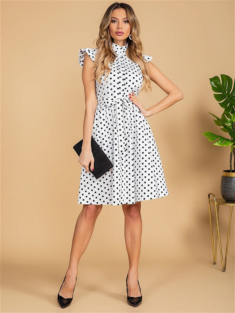 Robe blanche pin up best sale