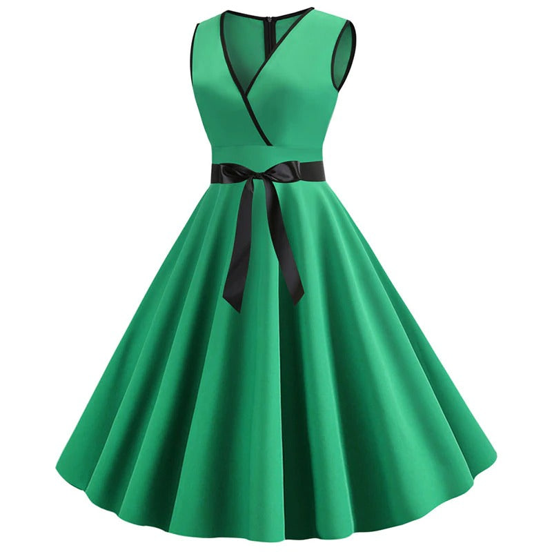 Robe verte shop pas cher