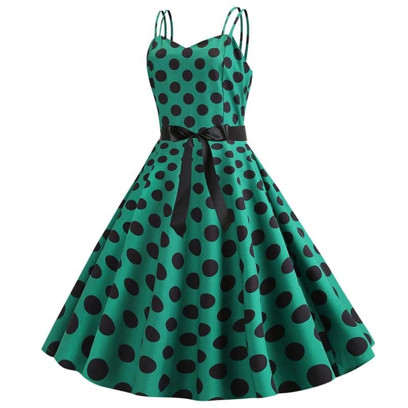 Robe pin up verte outlet