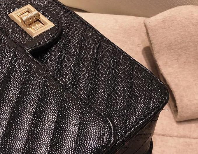 Sac Main Vintage Ann e 70 Noir