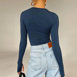 Crop Top Longue Manche