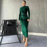 Robe Manche Longue de Soirée