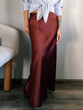 Jupe Longue Satin