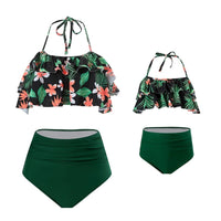 Maillot De Bain Vintage <br> Volant Orchidée