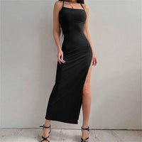 Robe Fendue Longue