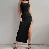 Robe Fendue Longue