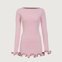 Robe Courte Manche Longues