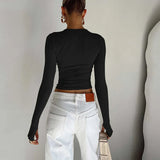 Crop Top Longue Manche
