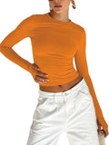 Crop Top Longue Manche