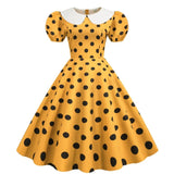 Robe Pin Up Rockabilly <br> Jaune