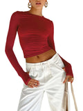 Crop Top Longue Manche