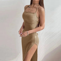 Robe Fendue Longue