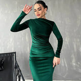 Robe Manche Longue de Soirée