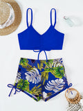 Maillot de Bain Femme 2 Pieces Taille Haute