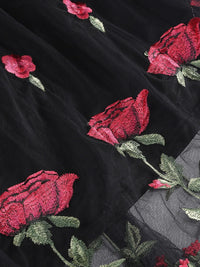Robe Guinguette <br> Broderie Coquelicot