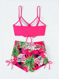 Maillot de Bain Femme 2 Pieces Taille Haute