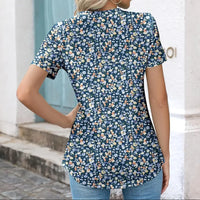 Haut Vintage <br> Motif Fleurs