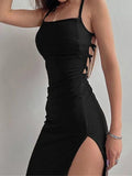 Robe Fendue Longue