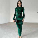 Robe Manche Longue de Soirée