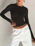 Crop Top Longue Manche