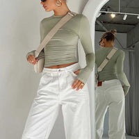 Crop Top Longue Manche