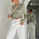 Crop Top Longue Manche
