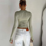 Crop Top Longue Manche