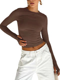 Crop Top Longue Manche
