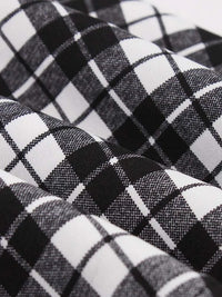 Robe Guinguette <br> Vichy Noir et Blanc